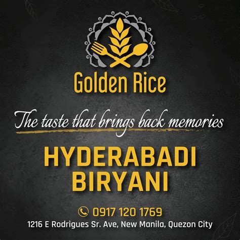 Golden Rice Hyderabadi Biryani Restaurant .